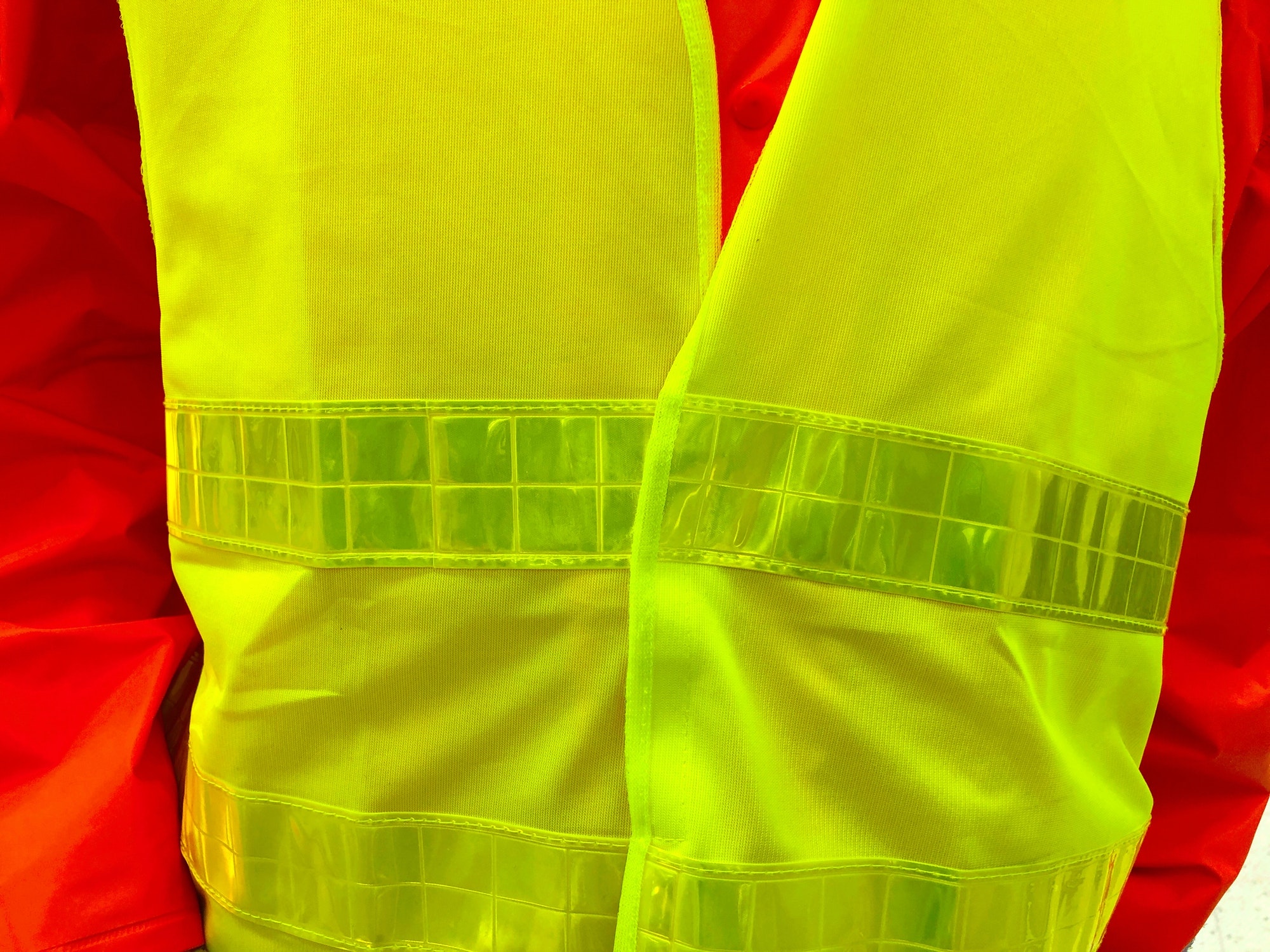 Safety vest for visibility